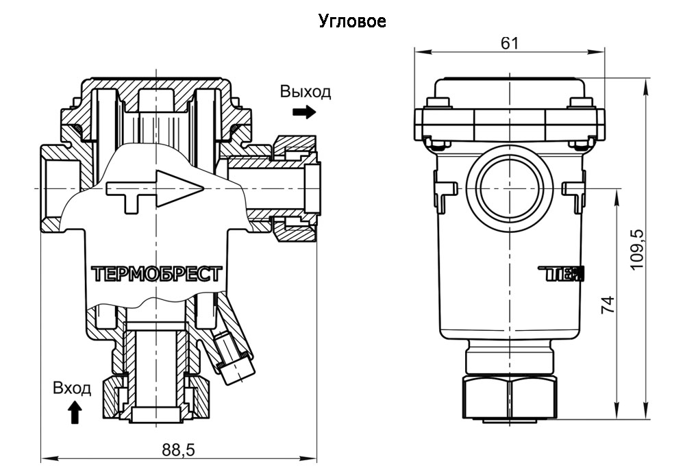 Угловое исполнение фильтров