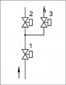 Блоки клапанов газовых DN 40-100, (схема 9).