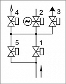 Блоки клапанов газовых DN 65-100, (схема 16).