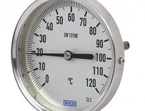 Термометр А52.100,-30+50С, 100мм,нерж. сталь 