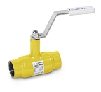 Кран шаровой муфтовый Ду 40 Ру 40 газовый полнопроходной стальной Temper арт. 39020040