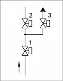 Блоки клапанов газовых DN 50-100, (схема 13).